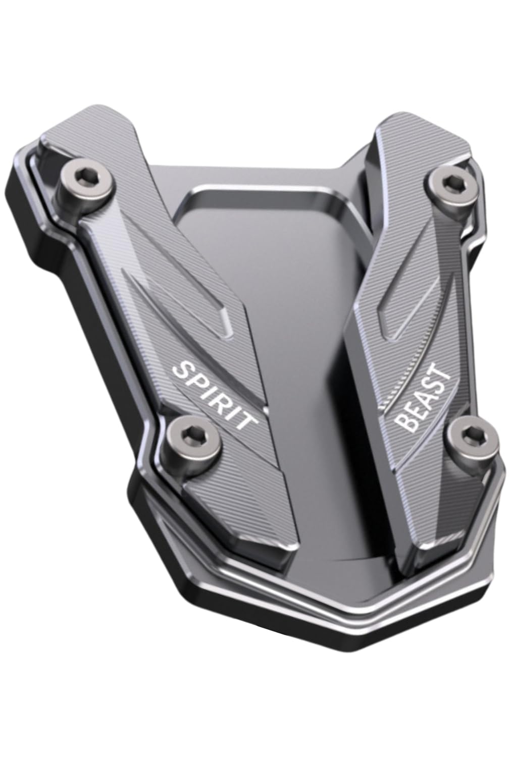 

KeiSquare Stand Plate, Side Standboard, Side Plate, Side Step Stand Plate for Yamaha YZF-R3, MT-03, YZF-R25, MT-25 (Titanium)