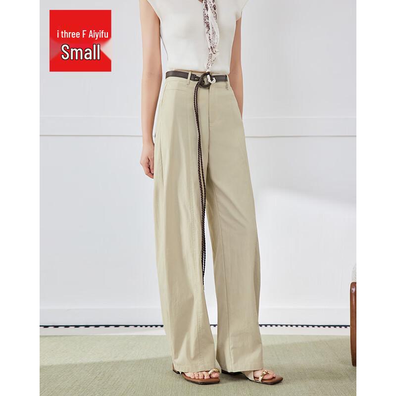 Aiyifu Petite Summer Wide-Leg Pants L