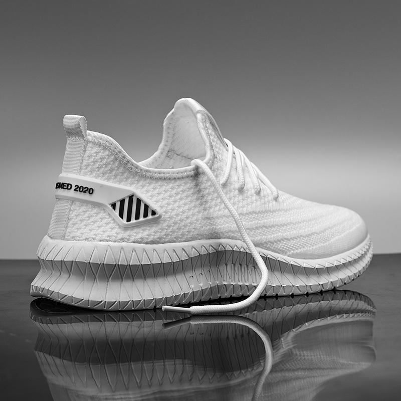 Modische Sneaker Herren Freizeitschuhe Schnürung Leichte Schuhe Bequem Atmungsaktiv Laufschuh Zapatillas Hombre