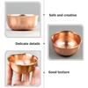 Purple Copper Buddhist Worship Cup Exquisite Offering Cup for Temple Desktop Decorative Metal Tabletop Buddhism Accessory