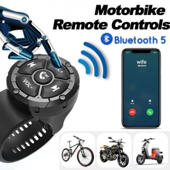 Wireless Bluetooth 5.3 Media Button Remote Controller For Motorcycle Bike CR