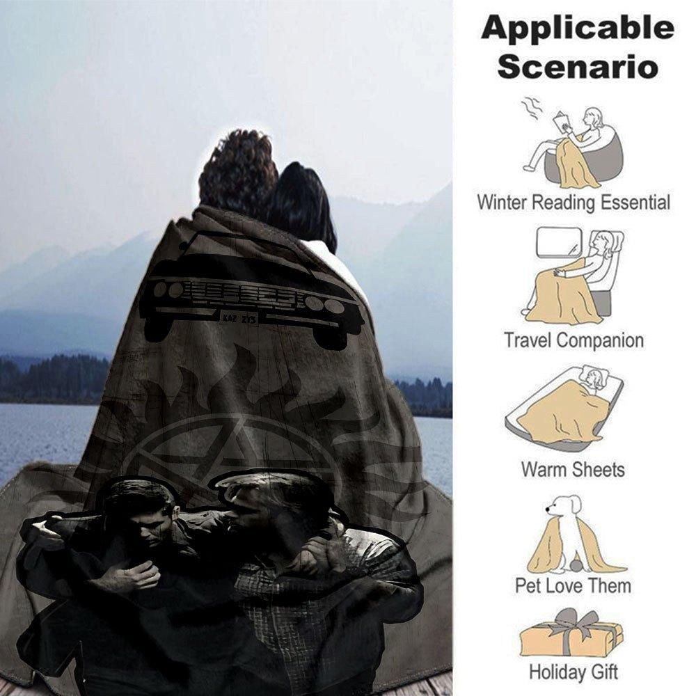 1pc Supernatural 30 Blanket Soft Warm Throw for Home, Office, Travel All Season Cozy Bedding Gift, Office Cozy Accessory