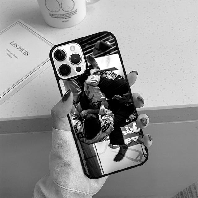 sport Martial Art MMA Fight Jiu Jitsu Phone Case For iPhone 17 Air 14 15 16 13 12 Cover For Apple Pro Max Plus SE