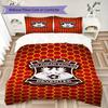 Go Ahead Eagles Pattern Bedding uilt Set uilt Cover Pillowcase Home Decoration Birthday Gift (1 * duvet cover + 2 * pillowcase without core)