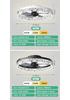 20-inch Crystal Ceiling Fan Light with Smart Remote - Modern Nordic Style