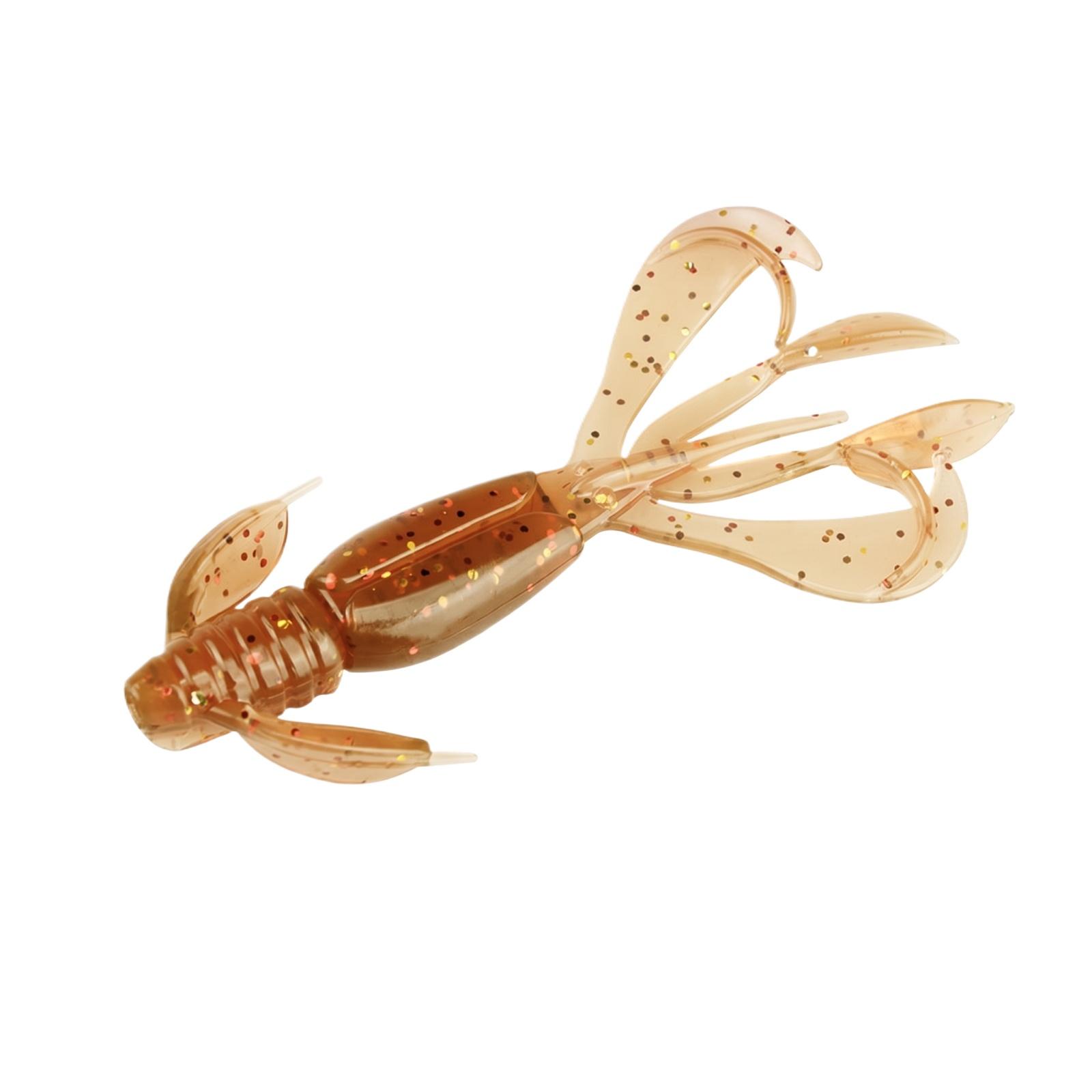 

Crazy Flapper Soft Shrimp for Fresh Saltwater Bass one size кофейный