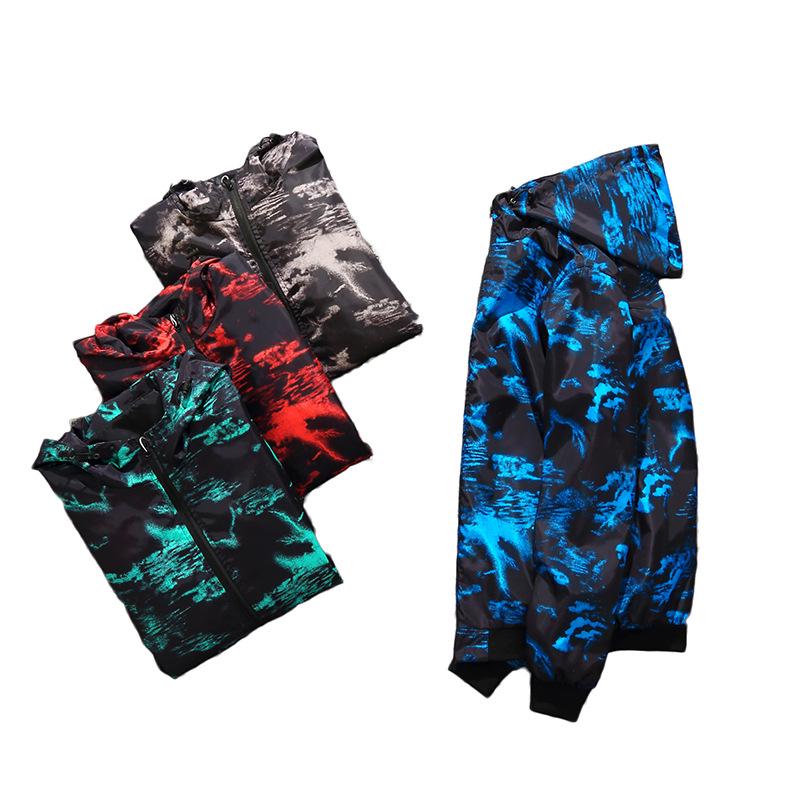 Jaqueta Moletom Camuflada Casual Masculina Primavera Outono Homem Roupas Impermeáveis Casaco Corta-vento Masculino Roupa Exterior 5XL