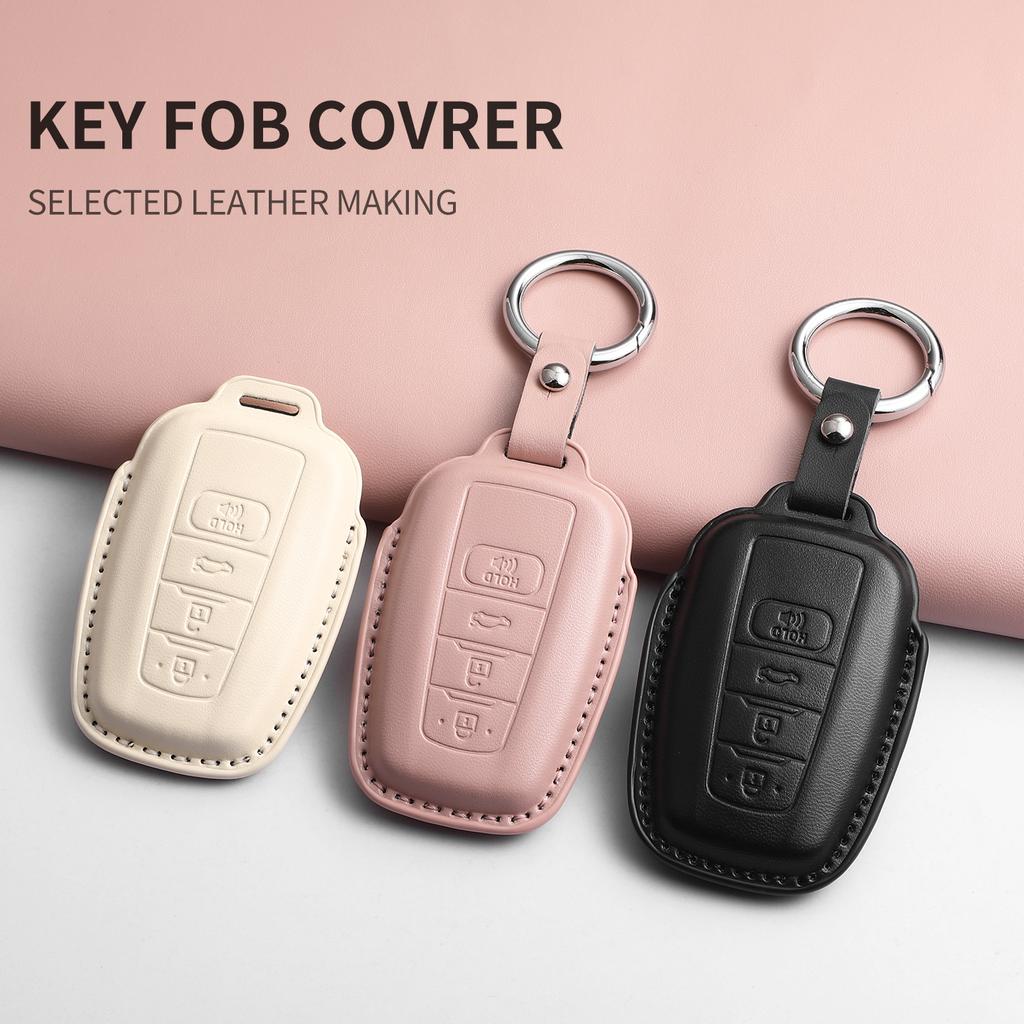 Car Key Case Cover For Toyota CHR Camry RAV4 C-HR Corolla Highlander Prius Land Cruiser Prado Car Remote Key Case Decoratives
