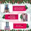 Weihnachts-Nussknacker Ornament Kleiner Holzsoldat Weihnachtsdekorationen Nussknacker Figur Ornament für Tisch Regal
