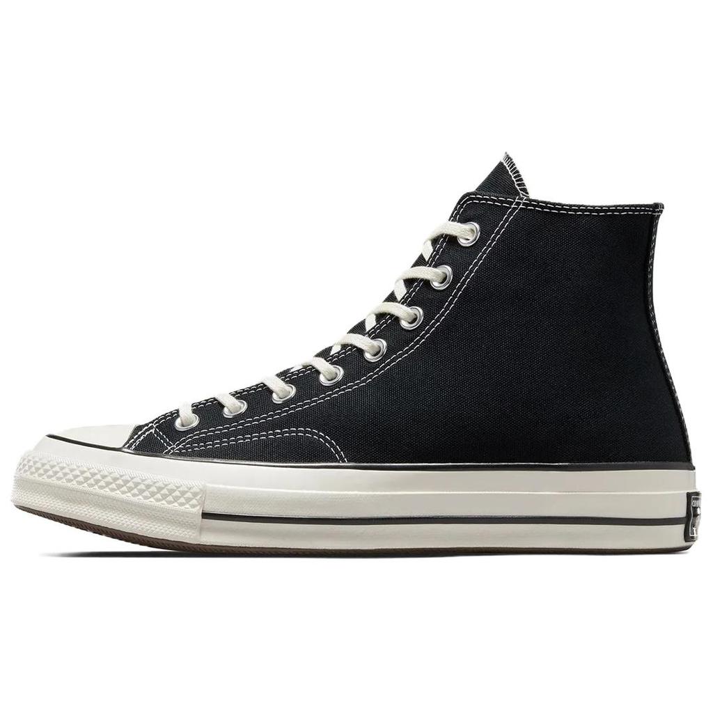 Converse Chuck 70 Comfortable and Versatile High-Top Canvas Sneakers Unisex Black
