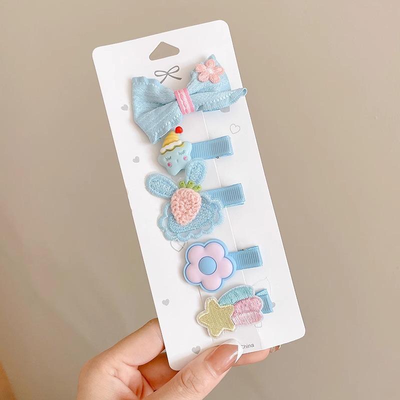 Baby Haarspangen - Kleine Größe, Nicht schädlich für zartes Haar, Fötales Haarspangen, Entzückende Schleifen-Haarspangen für Babymädchen