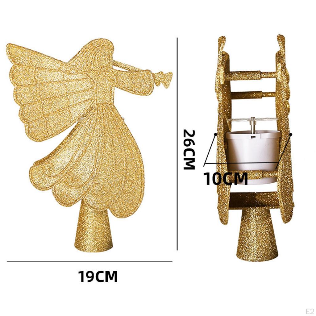 Christmas Lighted 3D Angel Snowflake Lights for Bedroom Tree Party Children Kids Gift