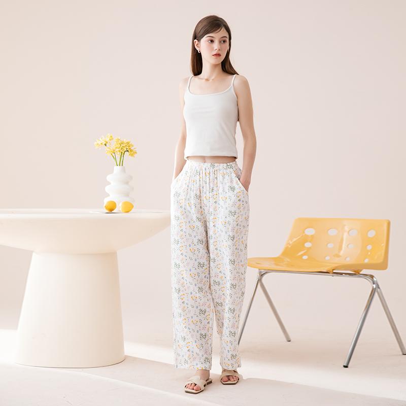 Fenteng Women's Pure Cotton Home Pants