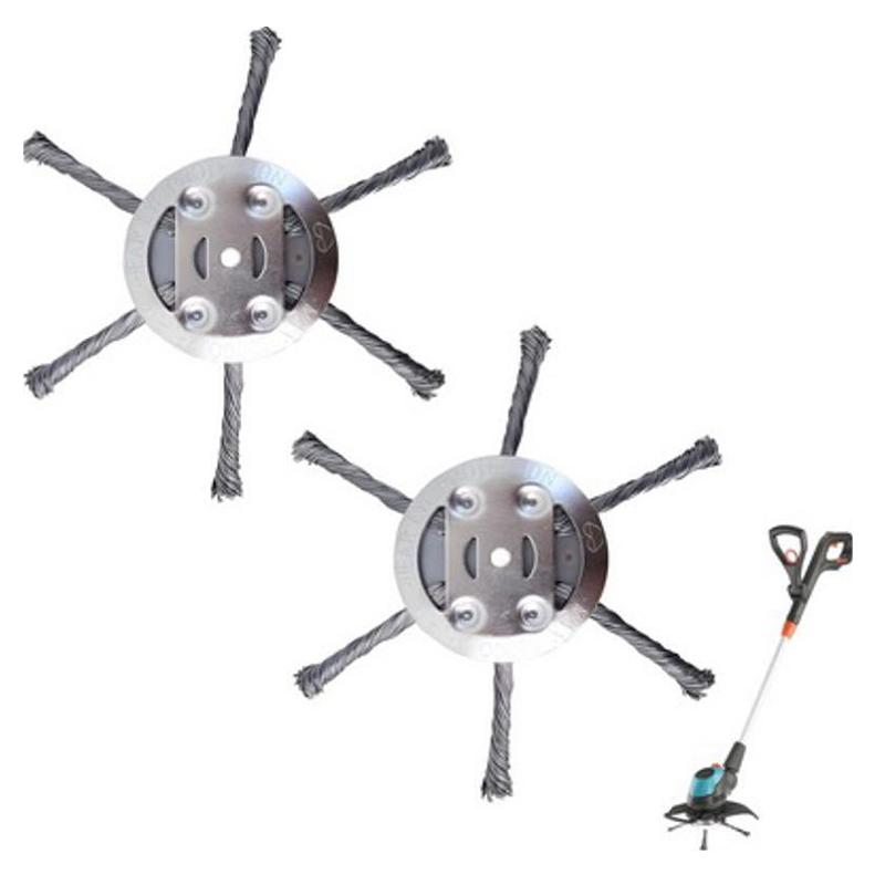 1Set Steel Wire Grass Trimmer Head - Universal Brush Cutter Steel Head For Lawn Mower Edging - 6Inch Replacement Trimmer Blade