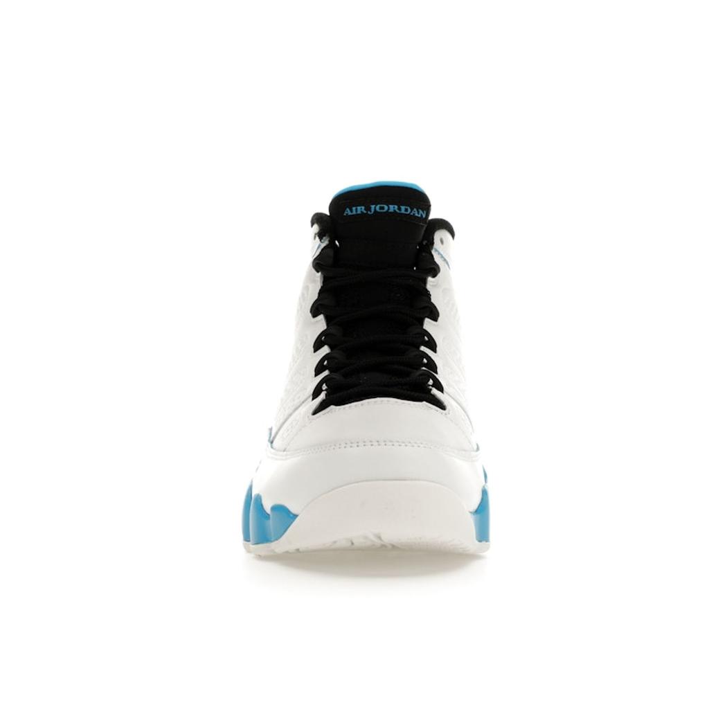 Air Jordan 9 Retro GS Powder Blue 2024 Kids Sneakers White Summit-White Black FV0143-101