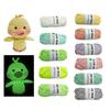 2mm Glowing Cotton Yarn for Handmade Hat Crochet Thread Supplies Knitting Yarn