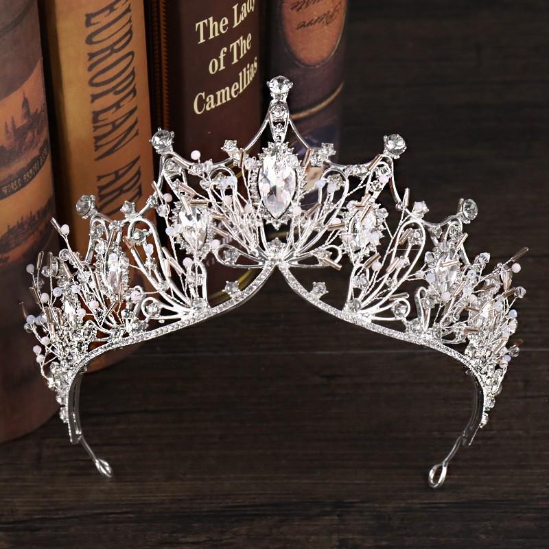 Large Crystal Princess Crown Wedding Dress Dress Accessories Headband Bride's Crown Bride's Ornaments