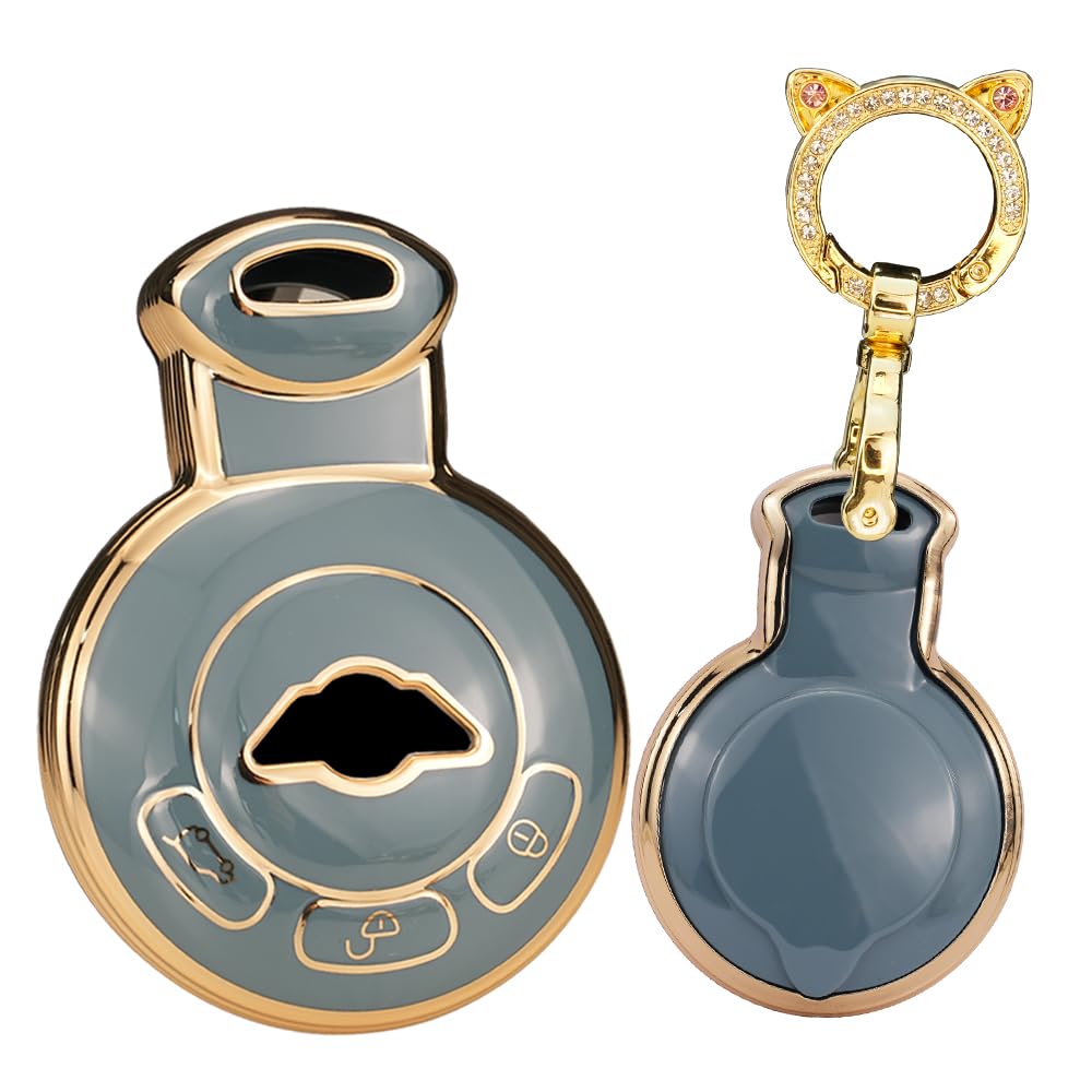 

SANRILY Mini Key Holder, Smart Key Case, Key Cover, For Mini Cooper, R55, R56, Compatible with car genuine