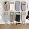 Wrist Strap Crossbody Ring Holder Magnetic Wallet Leather Case For iPhone 17 Pro Max 16 Plus 14 13 12 11 Long Lanyard Bag Cover