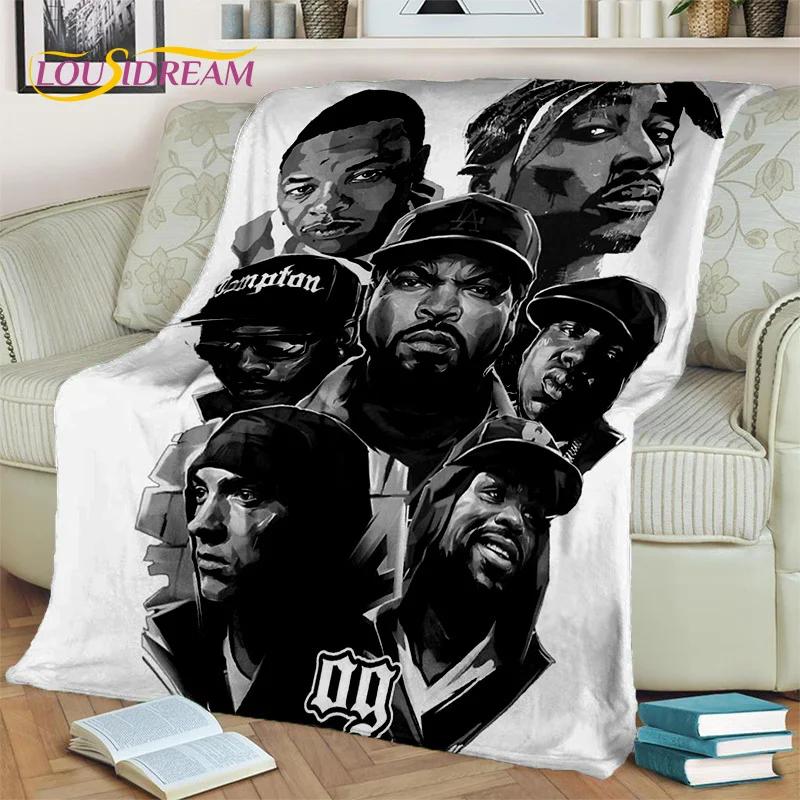 Hip Hop Rapper Art Legend Star 3D Blanket,Soft Throw Blanket for Home Bedroom Bed Sofa Picnic Travel Office Cover Blanket Kids