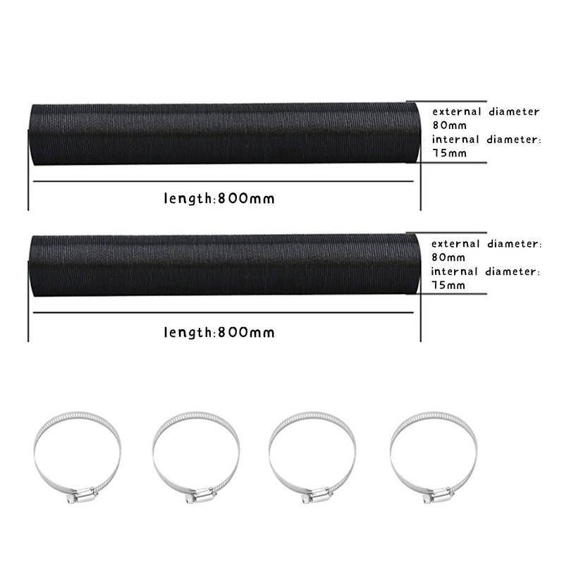 Warm Heater Duct Pipe Air Outlet Y/T-Shaped T E E Telescopic Hose For Ropex Diesel Heater Exhaust Pipe Product Accessories