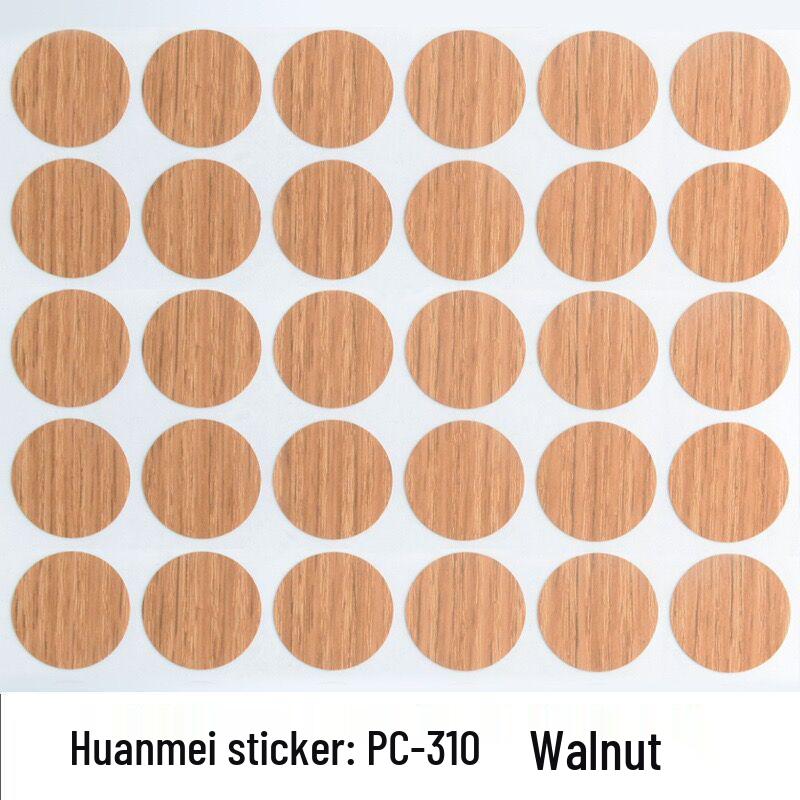 Three-in-One Color Card Beauty Stickers for Furniture Screw Hole Sealing