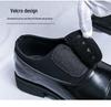 Men's British Style Formal Monk Strap Derby Dress Shoes for Weddings and Business Attire