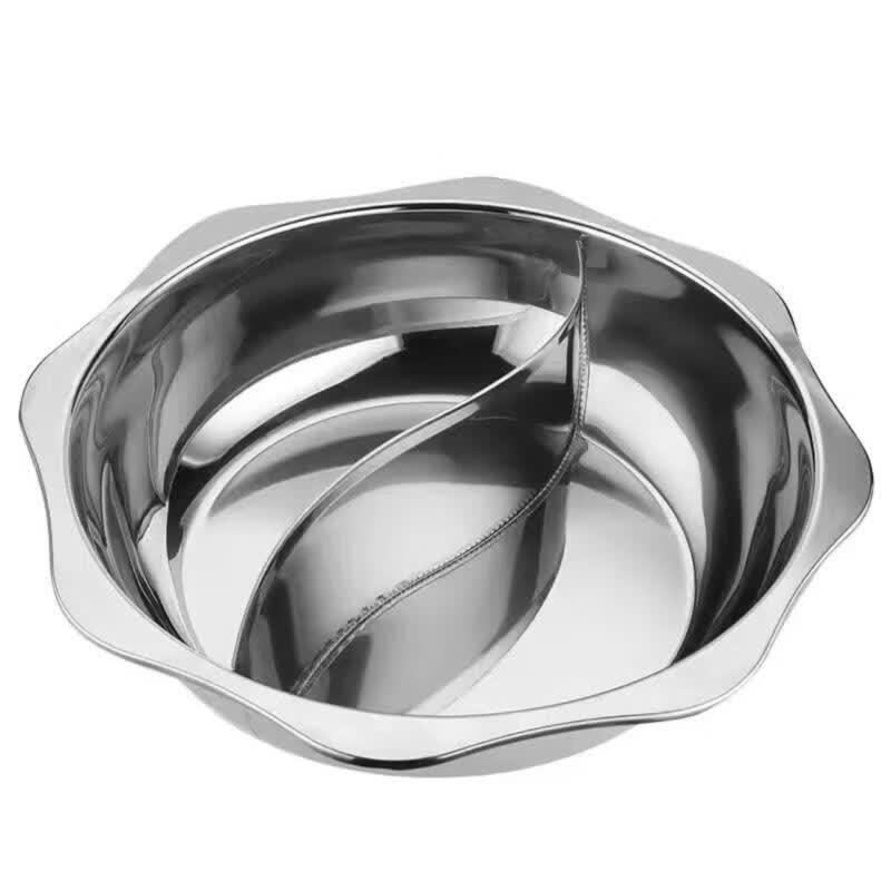 

ZISIZ Stainless Steel Divided Hot Pot