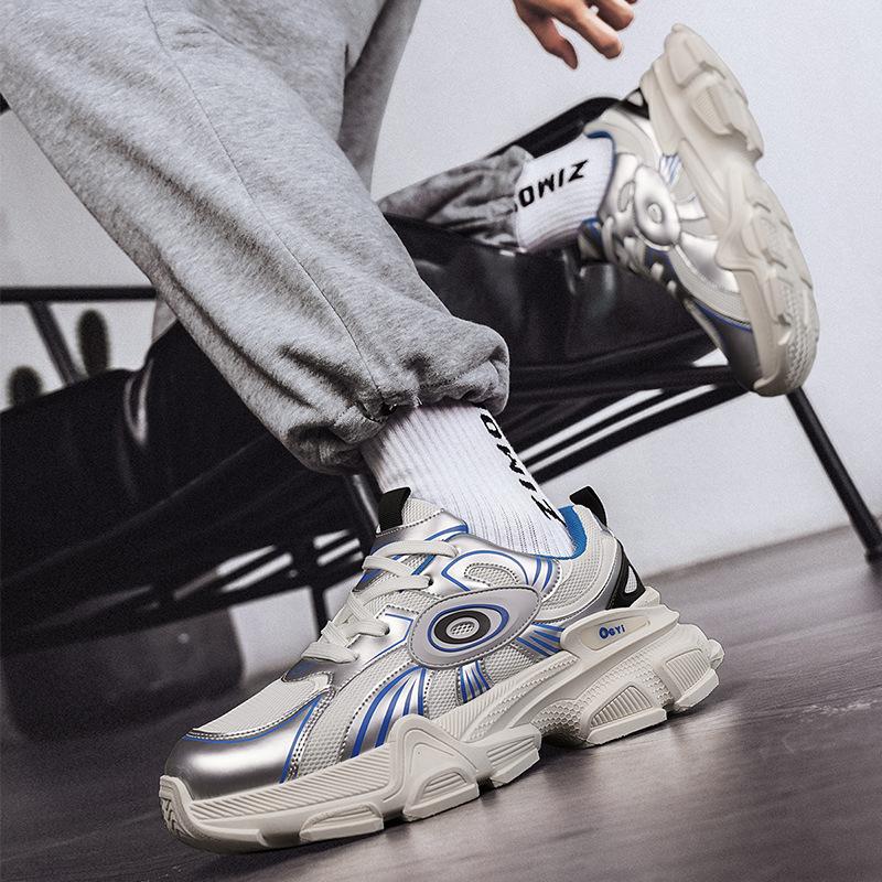 2024 Autumn and Winter New Men's Sports Shoes Trendy Casual Dad Shoes Fashion Sports Trendy Men's Platform Dad Shoes