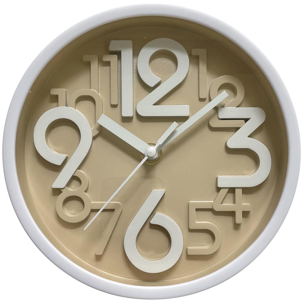 Simple Easy To Read Wall-mounted Clock Punch-free Stereo Numeral 3D Punch-free Fashion Digital Wall Clock for School Decoration