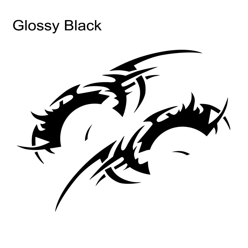 Car Sticker Large Flame Pattern Decal Side Body Door Rear Wheel Decor Cool Style Waterproof Auto DIY Exterior Decor Accessories