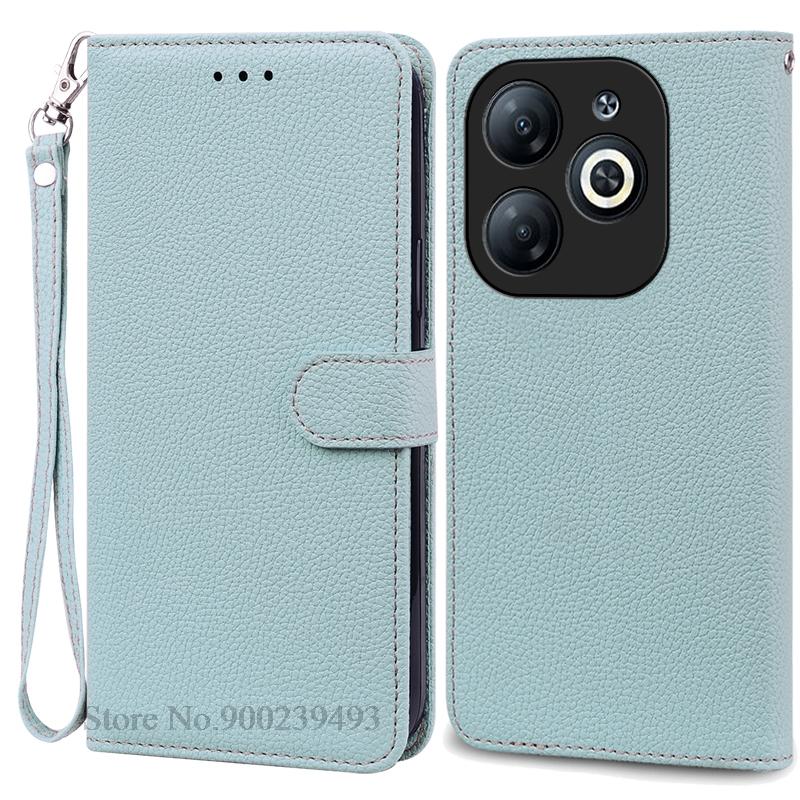 For Infinix Smart 8 / Smart 8 Pro Case Wallet Leather Flip Cover For Infinix Smart 8 Case 8 Plus X6525 X6525D X6525B Phone Cover