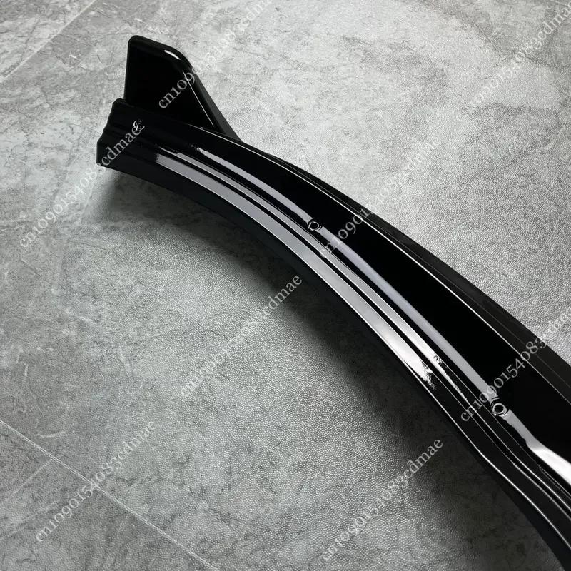 Front Bumper Splitter Lip 3Pcs for VW Polo MK5 MK6 Standard TSI TDI 2010-2021 Tuning Body Kit Guard Gloss Black UV Coat Spoiler