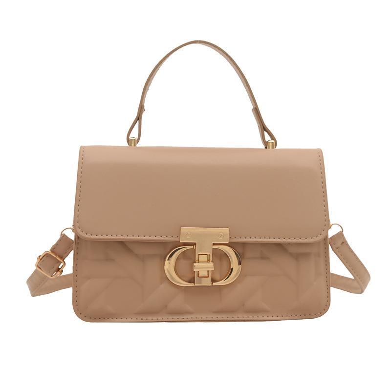 Retro handbag women's 2025 new spring fashion small square bag casual shoulder bag foreign style armpit bag