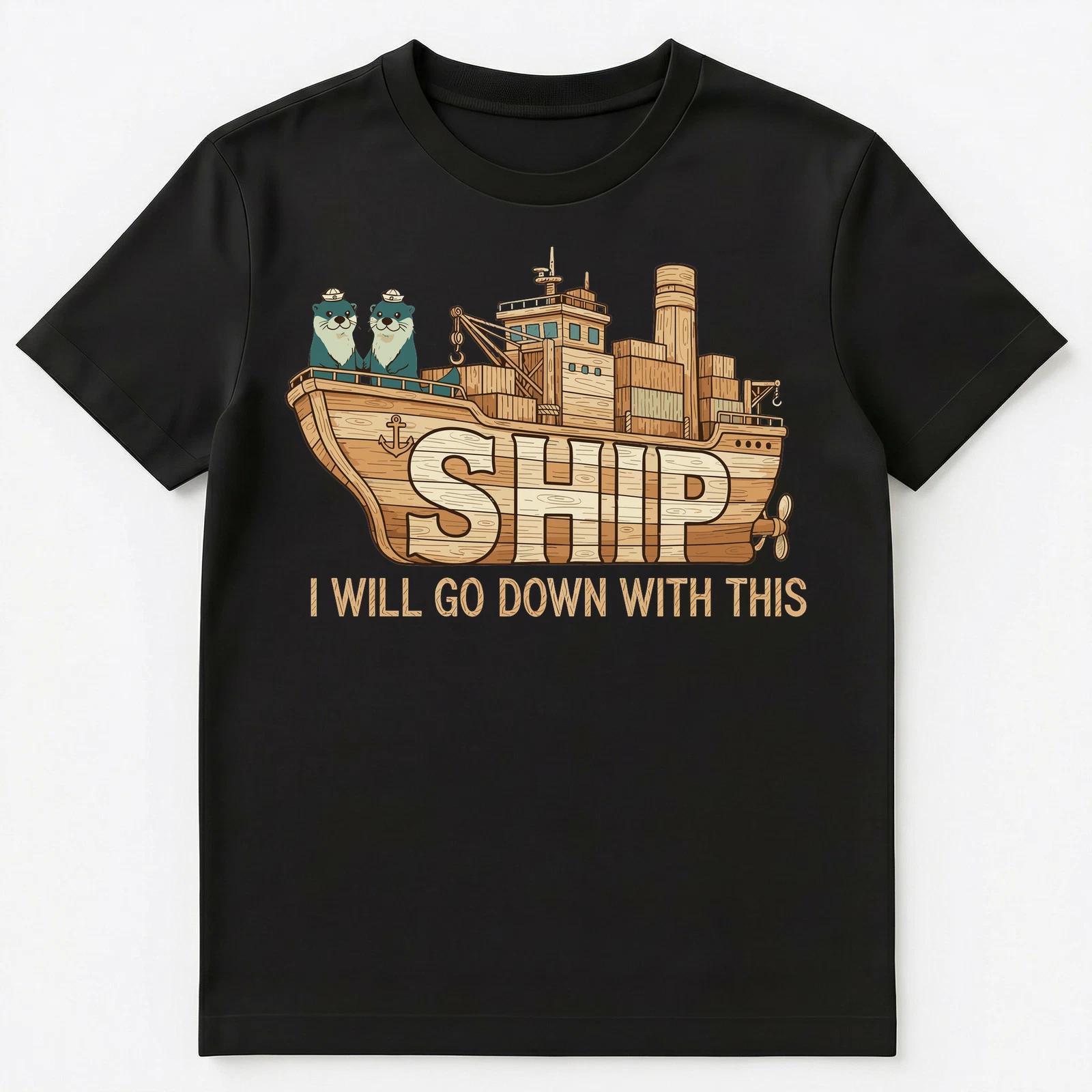 Fandom Enthusiast Otters Shipping Loyalty Popular Culture Unisex T-Shirt L