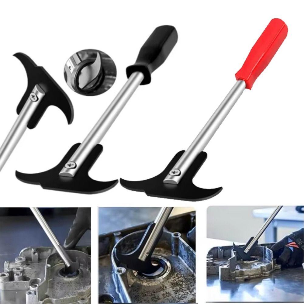Universal Oil Seal Wrench Puller Double Hooks Oil Seal Removal Tool  Gasket Disassembly
