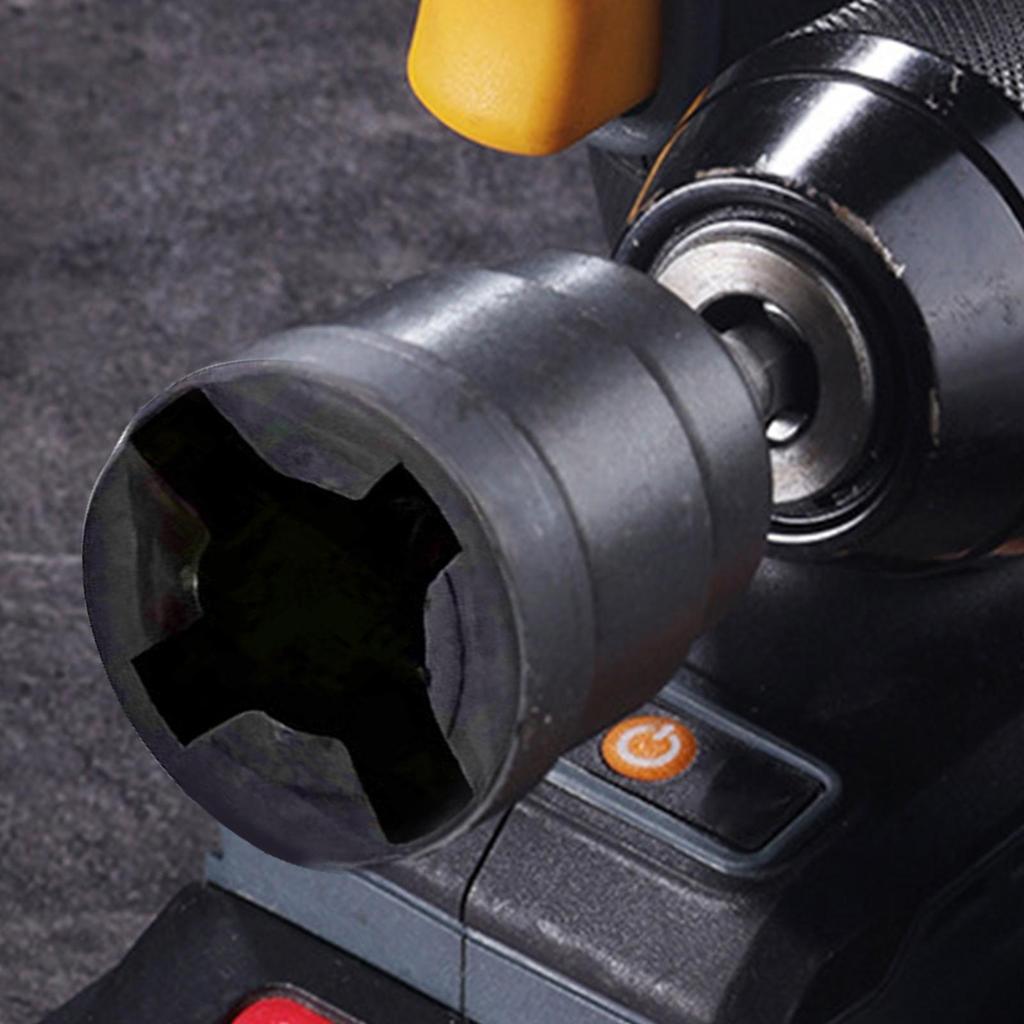 Scissor Car Jack Adapter Rv Stabilizer Jack Drill Adapter Car Disassemble Tool Steel Ball Joint Rod Impact Wrench Tool Universal