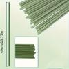 20pcs Green Flexible Plant Support Sticks For Orchids Peonies Roses Potted Flowers Heavy-Duty Plastic Metal Fiber Plant Stands
