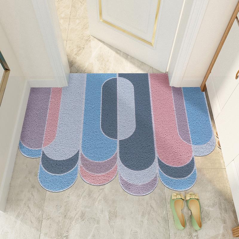 

Custom Pattern Hallway Door Mat Carpet Bathroom Kitchen Mat Dustproof Anti-slip Mats Carpet Freely Cuttable Entrance Door Mat 50x80cm