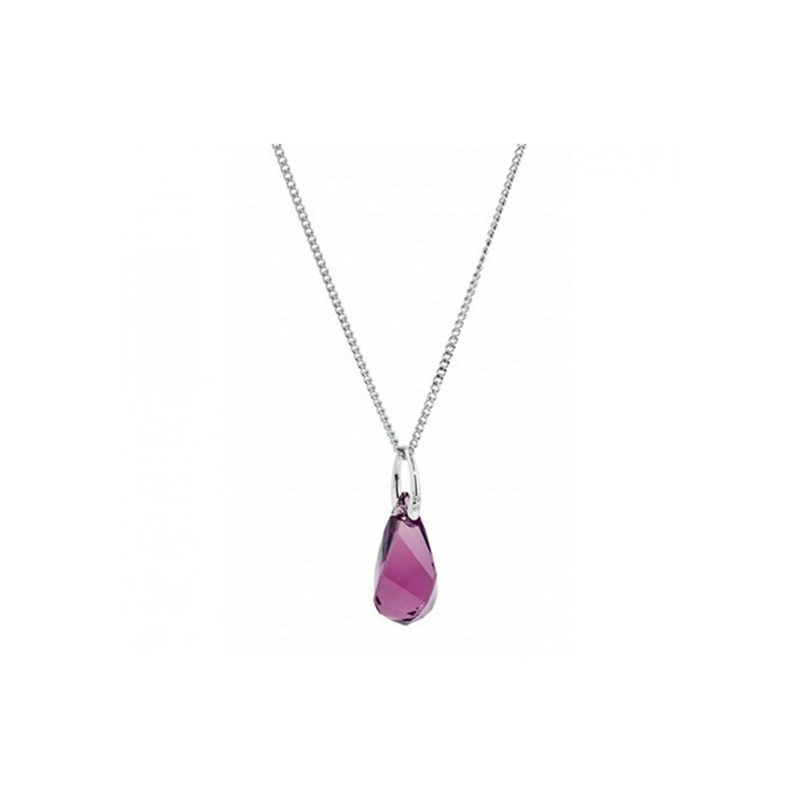 Swarovski Fashion Energic Small Versatile Purple Water Drop Necklace Women necklace 5195922 Box (Random Color),F,Purple