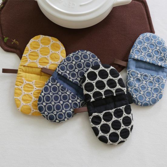 Oven Mitt Heat Resistant Pot Lid Knob Cover Hot Dish Handling Gloves Gloves Anti-Scalding Baking Tool