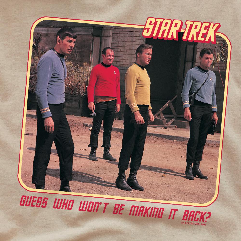 Star Trek Mens Red Shirt Blues T-Shirt
