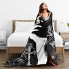 Coperte Trapuntate Deftones Nu Metal Calde Morbide Soffici Peluche Coperta da Lanciare per Decorazione Casa Viaggio Ufficio Copriletto in Flanella Copriletto
