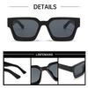 Classic Fashion Square Frame Women Full Frame Sun Protection Glasses For Men Daily Life Shades Eyewear Accessories Gift