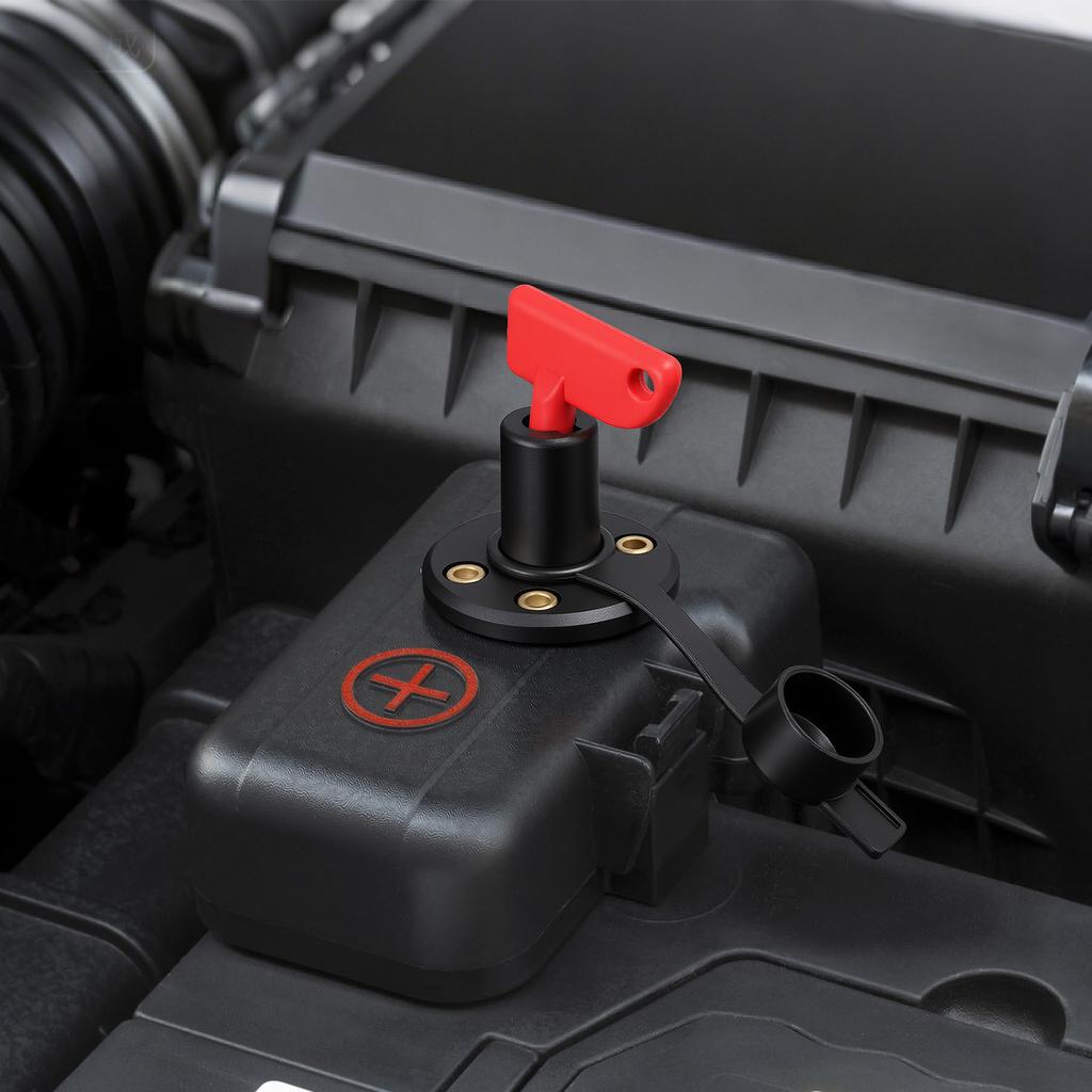 AD 12V Key Battery Isolator Disconnector Cut Off Main Kill Vehicle Modified Car Power Switch Car Battery Power Switch For Truck