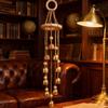 Wood Garden Wind Chimes Golden Bells Ornaments For Patios Balcony Decoration Harmonious Tones
