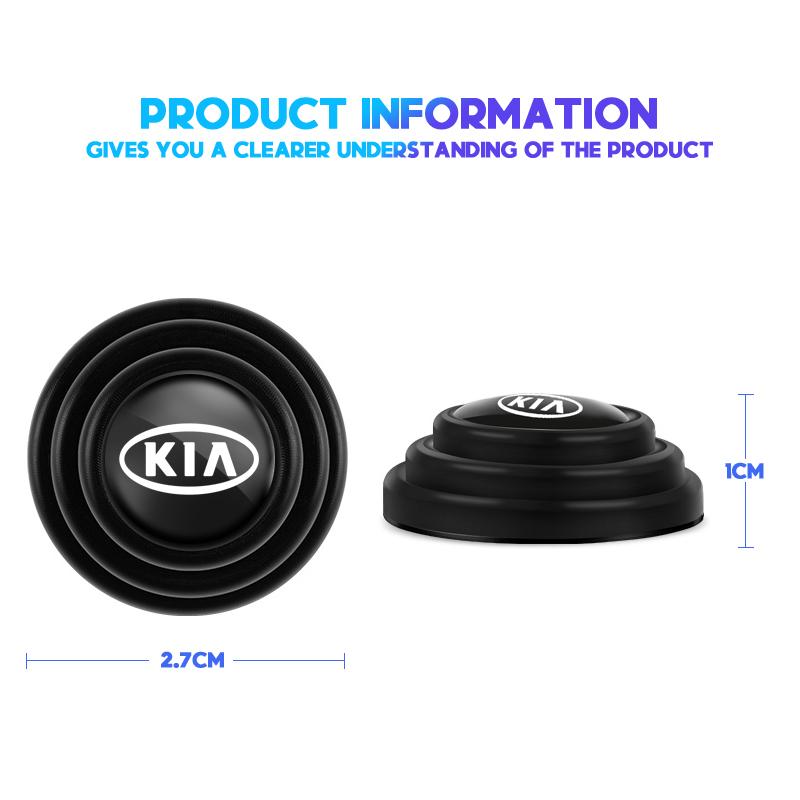 BBEI1 Car Stickers Car door Soundproof Patch Shock Absorber Gasket For Kia Morning Picanto Rio Stonic Sportage Ceed Optima Forte 5 3 4