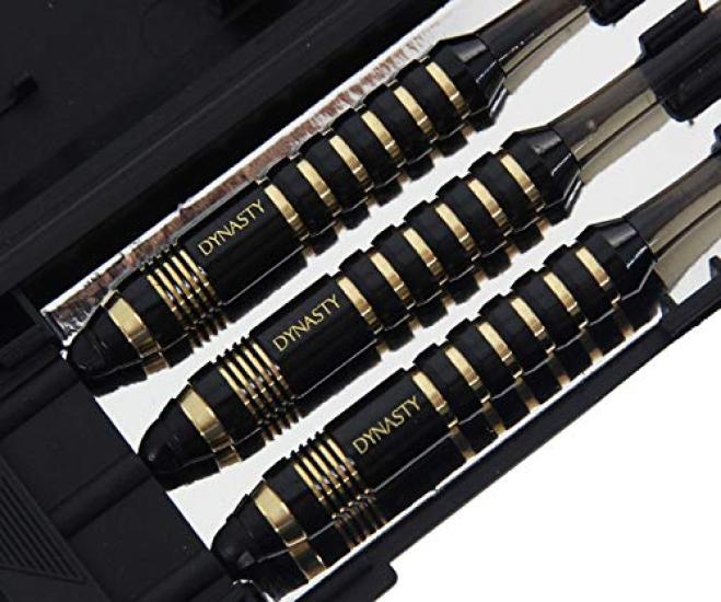 DYNASTY TEN brass darts barrel, black