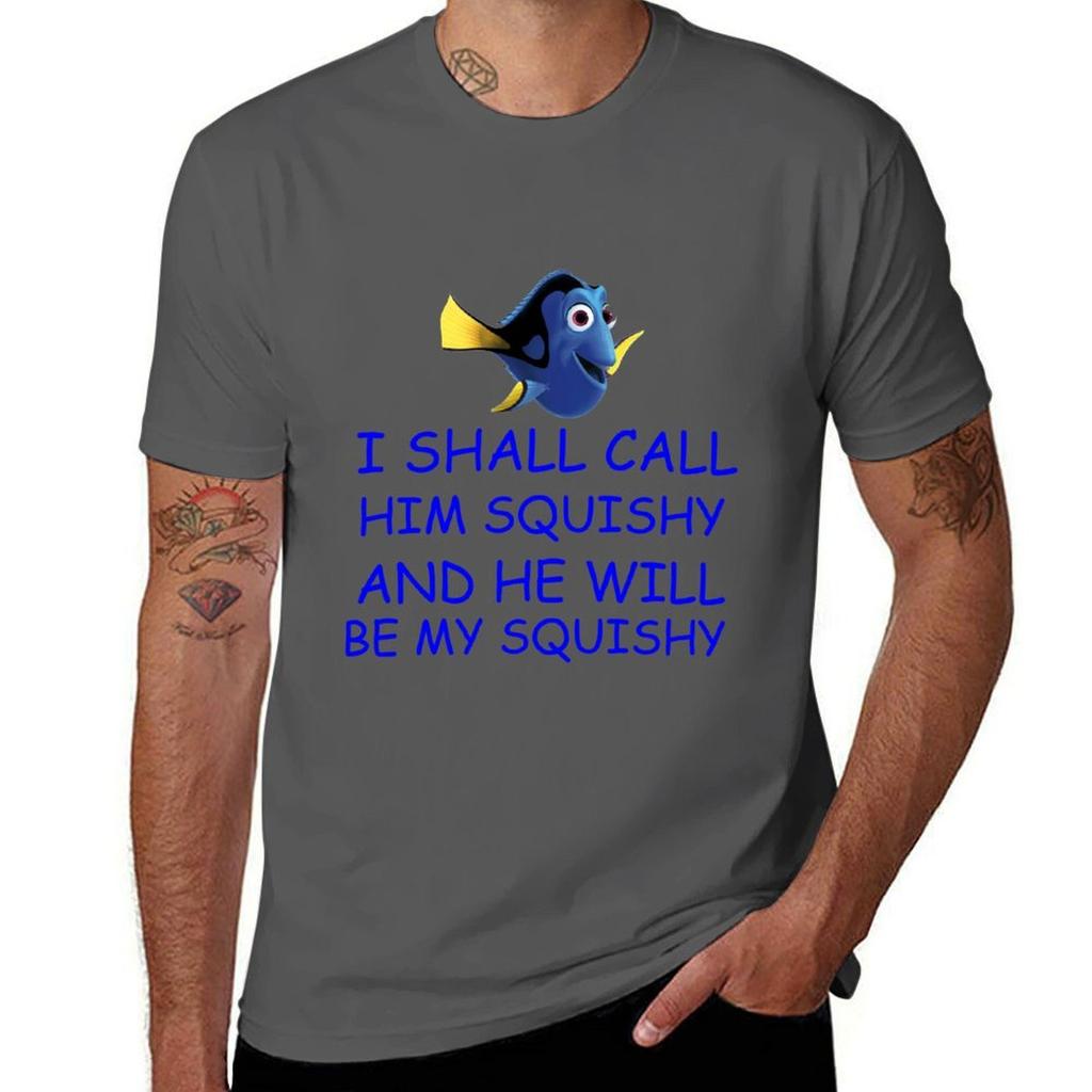 I Shall Call Him Squishy Tshirt Large Size Basic Casual Tshirt