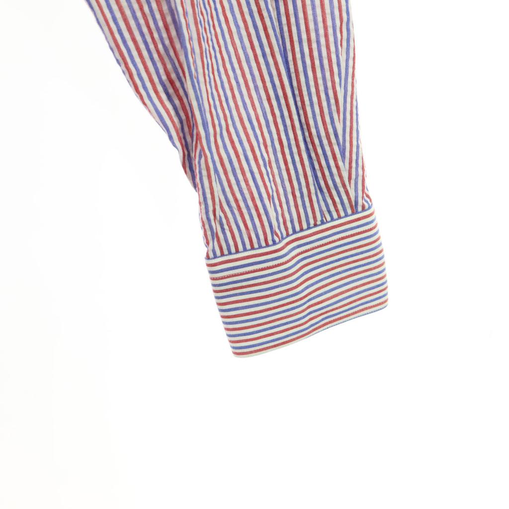 GITMAN BROS for SHIPS Made in the USA Striped Pattern Long sleeve Button down shirt Men's Used